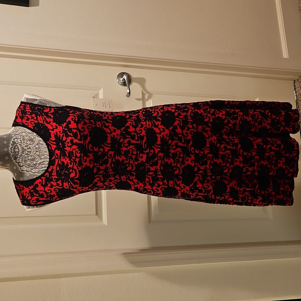 Taylor Dresses 2 Piece Sweater Set red/black size M - Picture 2 of 13